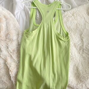 neon green lulu tank